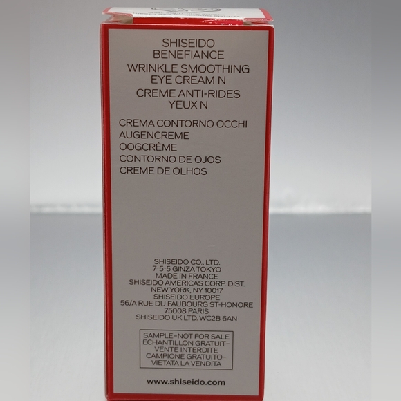 5 For $25 Item🌸 Shiseido Benefiance Wrinkle Smoothing Eye Cream - Picture 3 of 4